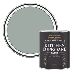 Rust-Oleum Pitch Grey Matt Kitchen Cupboard Paint 750ml