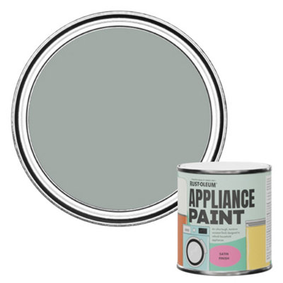 Rust-Oleum Pitch Grey Satin Appliance Paint 250ml