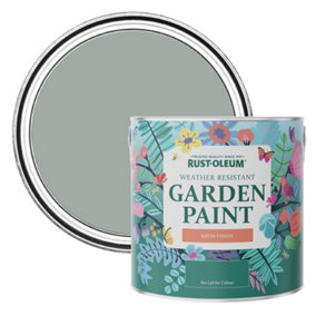 Rust-Oleum Pitch Grey Satin Garden Paint 2.5L