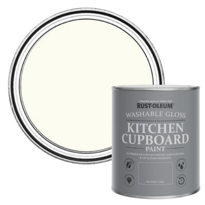 Rust-Oleum Porcelain Gloss Kitchen Cupboard Paint 750ml | DIY at B&Q