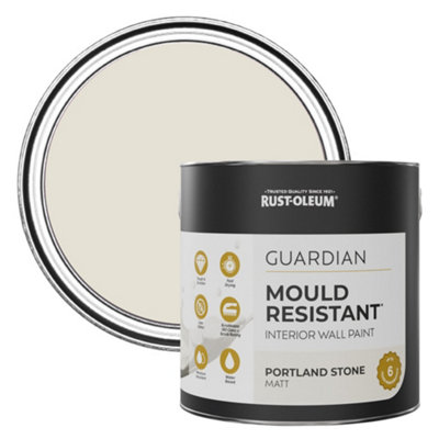 Rust-Oleum Portland Stone Guardian Mould Resistant Wall Paint 2.5L