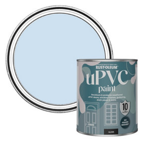 Rust-Oleum Powder Blue Gloss UPVC Paint 750ml