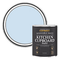 Rust-Oleum Powder Blue Matt Kitchen Cupboard Paint 750ml