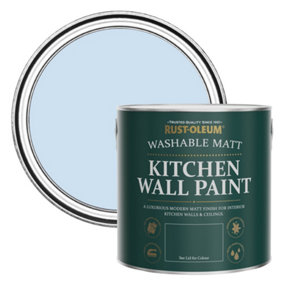Rust-Oleum Powder Blue Matt Kitchen Wall Paint 2.5l