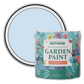 Rust-Oleum Powder Blue Satin Garden Paint 2.5L