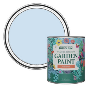 Rust-Oleum Powder Blue Satin Garden Paint 750ml
