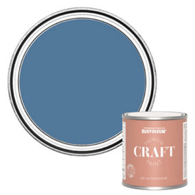 Rust-Oleum Premium Craft Paint - Blue Silk 250ml
