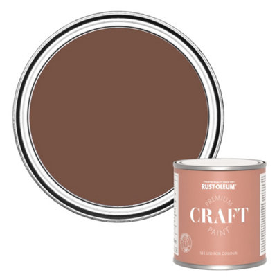 Rust-Oleum Premium Craft Paint - Faded Ember 250ml