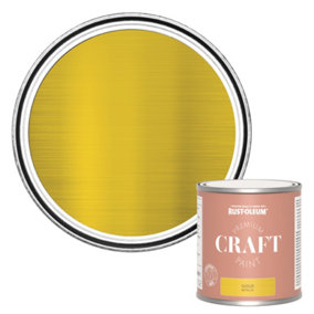 Rust-Oleum Premium Craft Paint - Gold 250ml