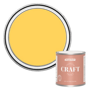 Rust-Oleum Premium Craft Paint - Lemon Jelly 250ml