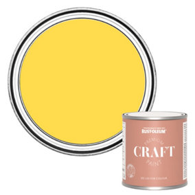 Rust-Oleum Premium Craft Paint - Lemon Sorbet 250ml