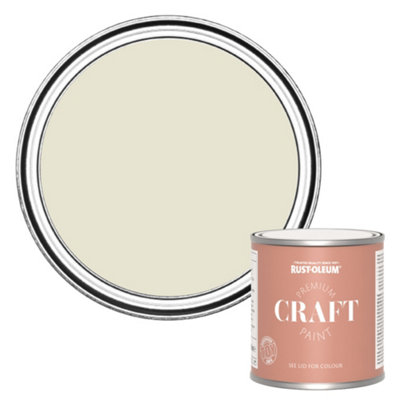 Rust-Oleum Premium Craft Paint - Oyster 250ml