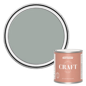 Rust-Oleum Premium Craft Paint - Pitch Grey 250ml