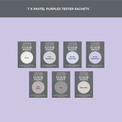 Rust-Oleum Purple Chalky Furniture Paint Tester Samples - 10ml