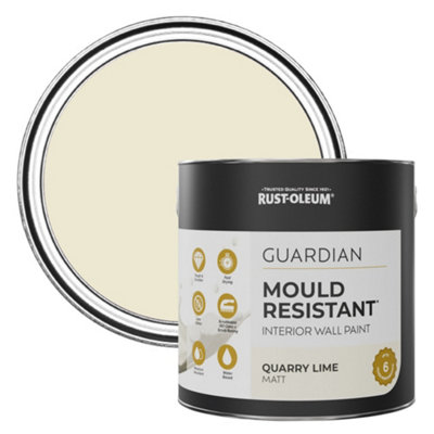 Rust-Oleum Quarry Lime Guardian Mould Resistant Wall Paint 2.5L