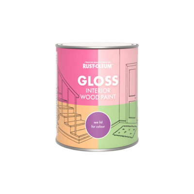 Rust-Oleum Raspberry Ripple Gloss Interior Wood Paint 750ml