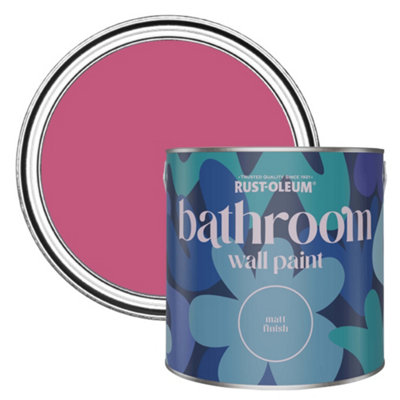 Rust-Oleum Raspberry Ripple Matt Bathroom Wall & Ceiling Paint 2.5L