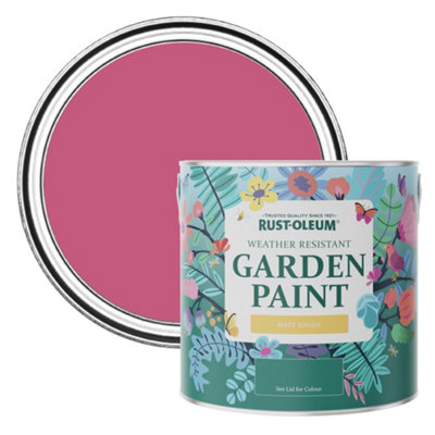 Rust-Oleum Raspberry Ripple Matt Garden Paint 2.5L