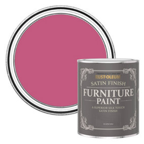Rust-Oleum Raspberry Ripple Satin Furniture Paint 750ml