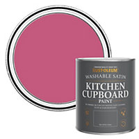 Rust-Oleum Raspberry Ripple Satin Kitchen Cupboard Paint 750ml