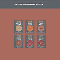 Rust-Oleum Red Chalky Furniture Paint Tester Samples - 10ml