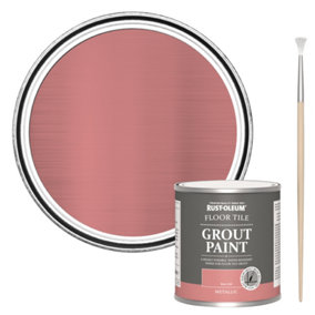 Rust-Oleum Rose Gold Floor Grout Paint 250ml
