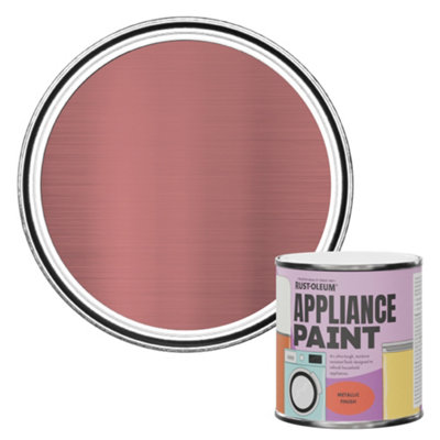 Rust-Oleum Rose Gold Metallic Appliance Paint 250ml