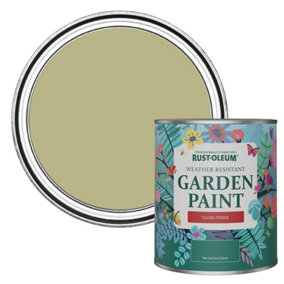 Rust-Oleum Sage Green Gloss Garden Paint 750ml