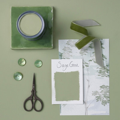 Rust-Oleum Sage Green Gloss Kitchen Cupboard Paint 750ml