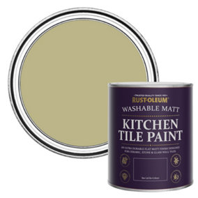 Rust-Oleum Sage Green Matt Kitchen Tile Paint 750ml