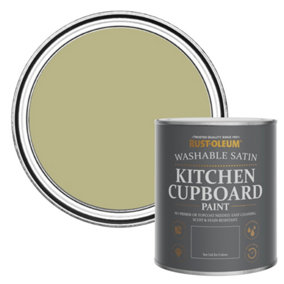 Rust-Oleum Sage Green Satin Kitchen Cupboard Paint 750ml
