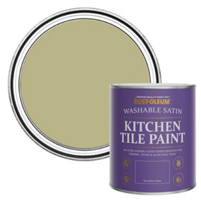 Rust-Oleum Sage Green Satin Kitchen Tile Paint 750ml