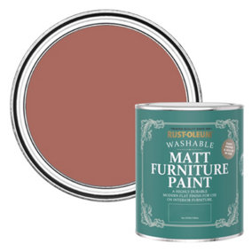 Rust-Oleum Salmon Matt Furniture Paint 750ml