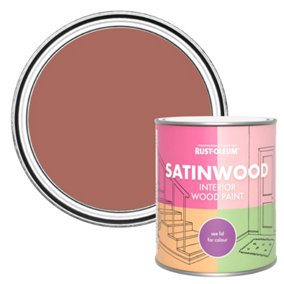 Rust-Oleum Salmon Satinwood Interior Paint 750ml