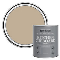 Rust-Oleum Salted Caramel Gloss Kitchen Cupboard Paint 750ml