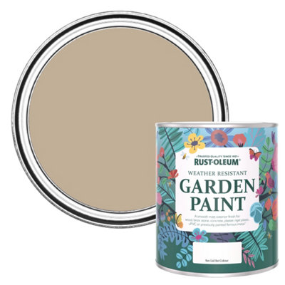 Rust-Oleum Salted Caramel Matt Garden Paint 750ml