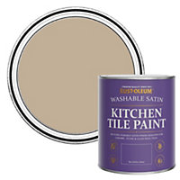 Rust-Oleum Salted Caramel Satin Kitchen Tile Paint 750ml
