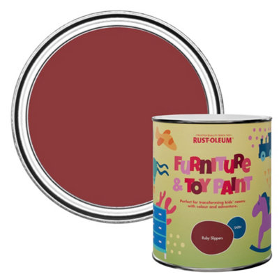 Rust-Oleum Satin Furniture & Toy Paint - Ruby Slippers 750ml