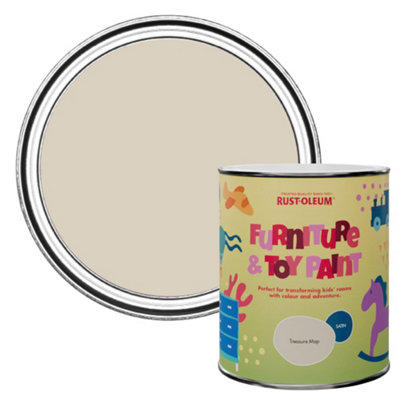 Rust-Oleum Satin Furniture & Toy Paint - Treasure Map 750ml