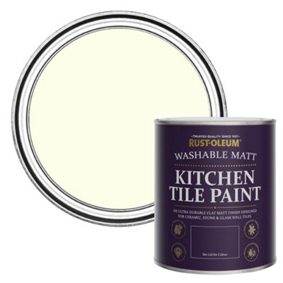 Rust-Oleum Shortbread Matt Kitchen Tile Paint 750ml