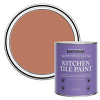 Rust-Oleum Siena Gloss Kitchen Tile Paint 750ml
