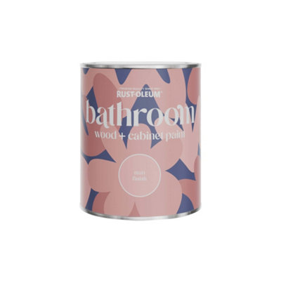 Rust-Oleum Siena Matt Bathroom Wood & Cabinet Paint 750ml