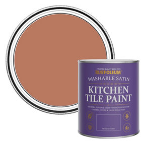 Rust-Oleum Siena Satin Kitchen Tile Paint 750ml