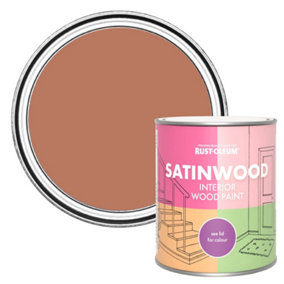 Rust-Oleum Siena Satinwood Interior Paint 750ml