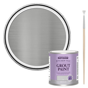 Rust-Oleum Silver Kitchen Grout Paint 250ml
