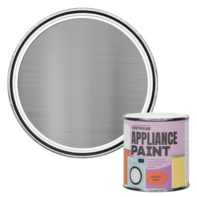 Rust-Oleum Silver Metallic Appliance Paint 250ml