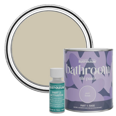 Rust-Oleum Silver Sage Matt Bathroom Tile Paint 750ml