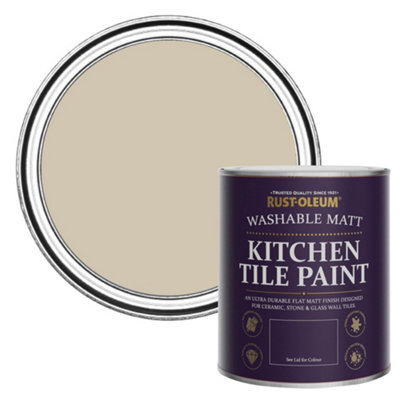 Rust-Oleum Silver Sage Matt Kitchen Tile Paint 750ml