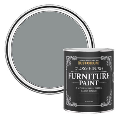 Rust-Oleum Slate Gloss Furniture Paint 750ml