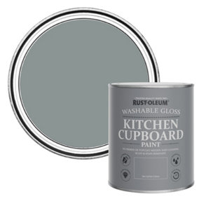 Rust-Oleum Slate Gloss Kitchen Cupboard Paint 750ml